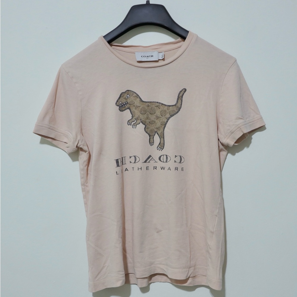 COACH Rexy tee shirt woman’s medium pink Short Sleeve
